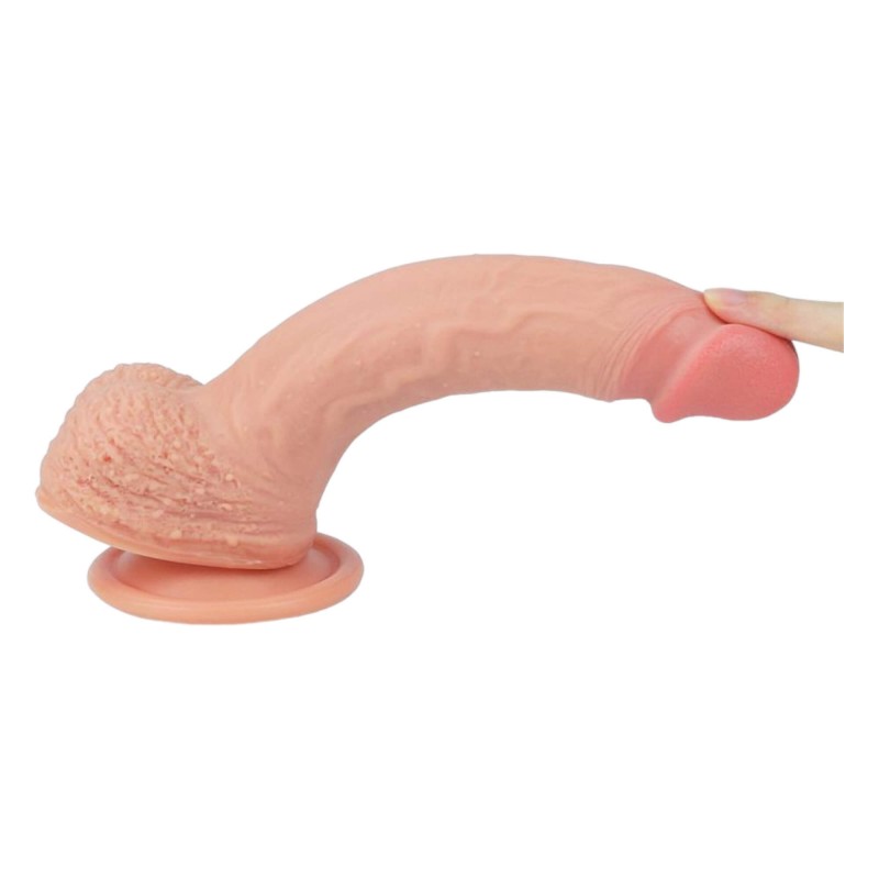 Lovetoy Nature Cock - tapadókorongos élethű dildó - 21cm (natúr) 90846 termék bemutató kép
