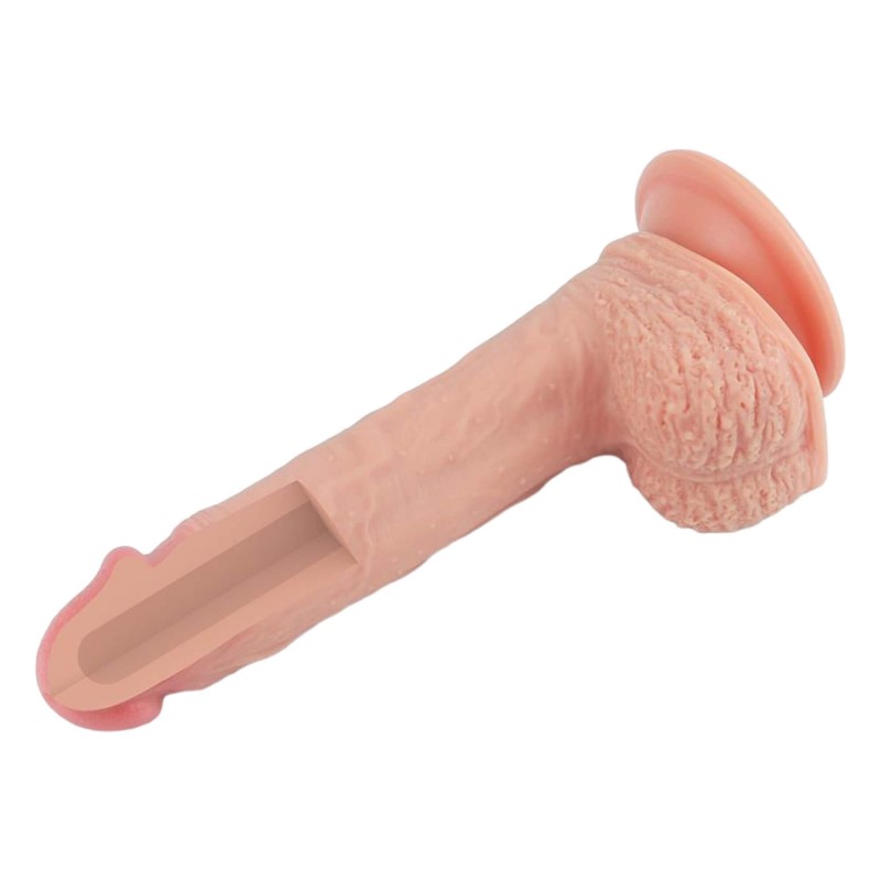 Lovetoy Nature Cock - tapadótalpas élethű dildó - 21cm (natúr) 90848 termék bemutató kép