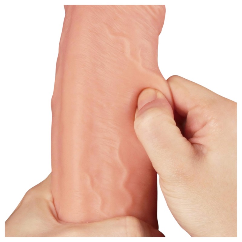 Lovetoy Nature Cock - testszínű kétrétegű élethű dildó (28 cm) 162476 termék bemutató kép