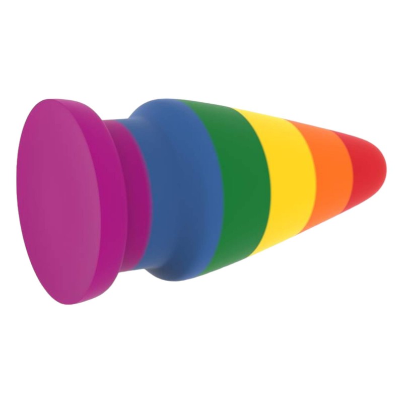 Lovetoy Prider - anál tágító plug - 15cm (szivárvány) 91807 termék bemutató kép