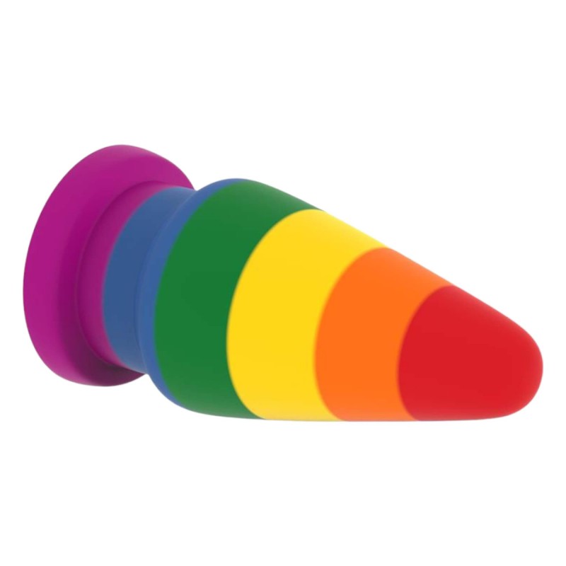 Lovetoy Prider - anál tágító plug - 15cm (szivárvány) 91808 termék bemutató kép