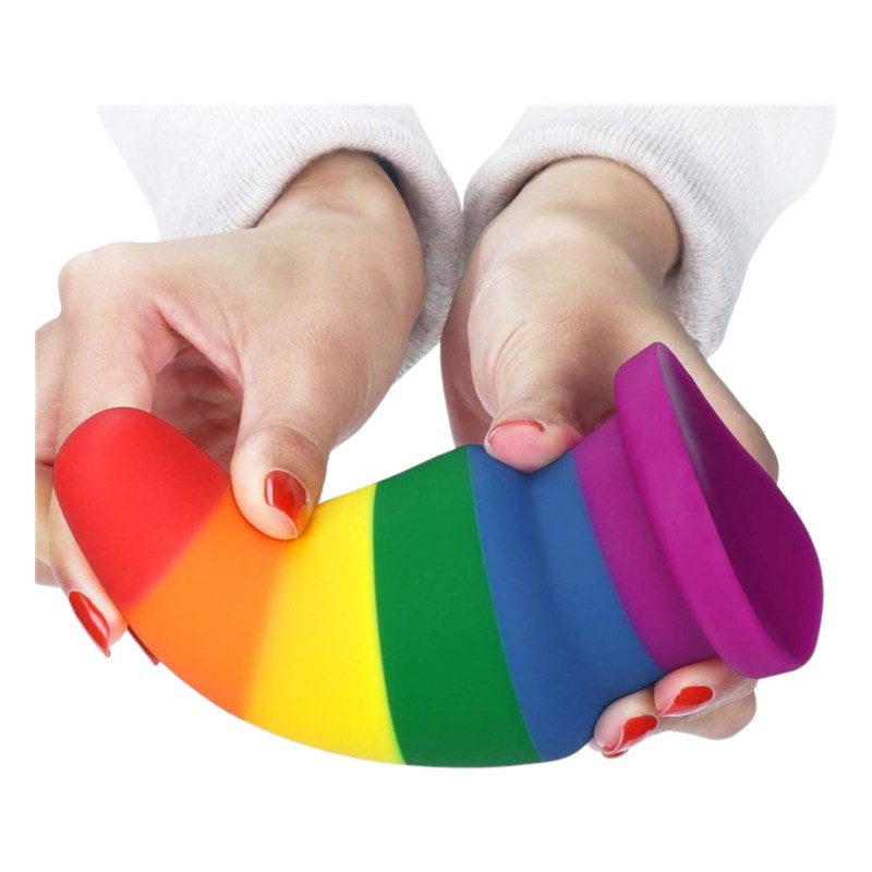 Lovetoy Prider - anál tágító plug - 15cm (szivárvány) 91811 termék bemutató kép