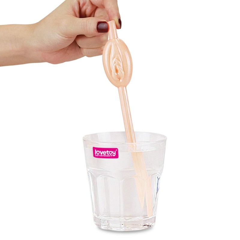 Lovetoy - puncis ivószívószál lánybúcsú kellék (natúr) 76057 termék bemutató kép