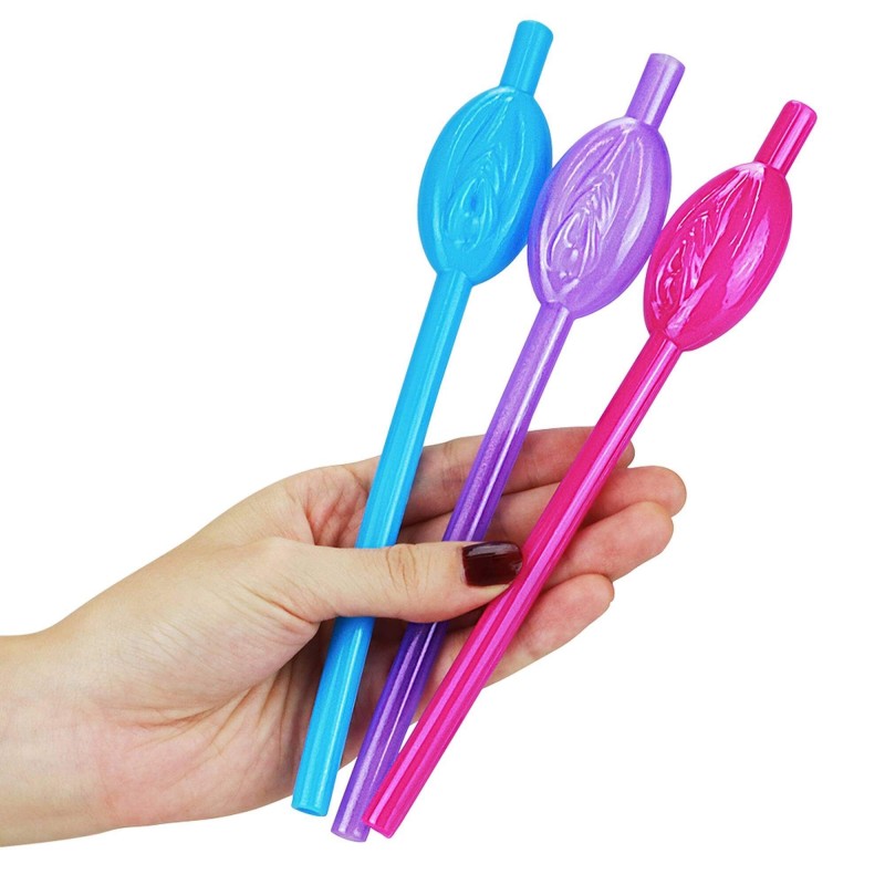 Lovetoy - puncis szívószál (pink-kék-lila) 86731 termék bemutató kép