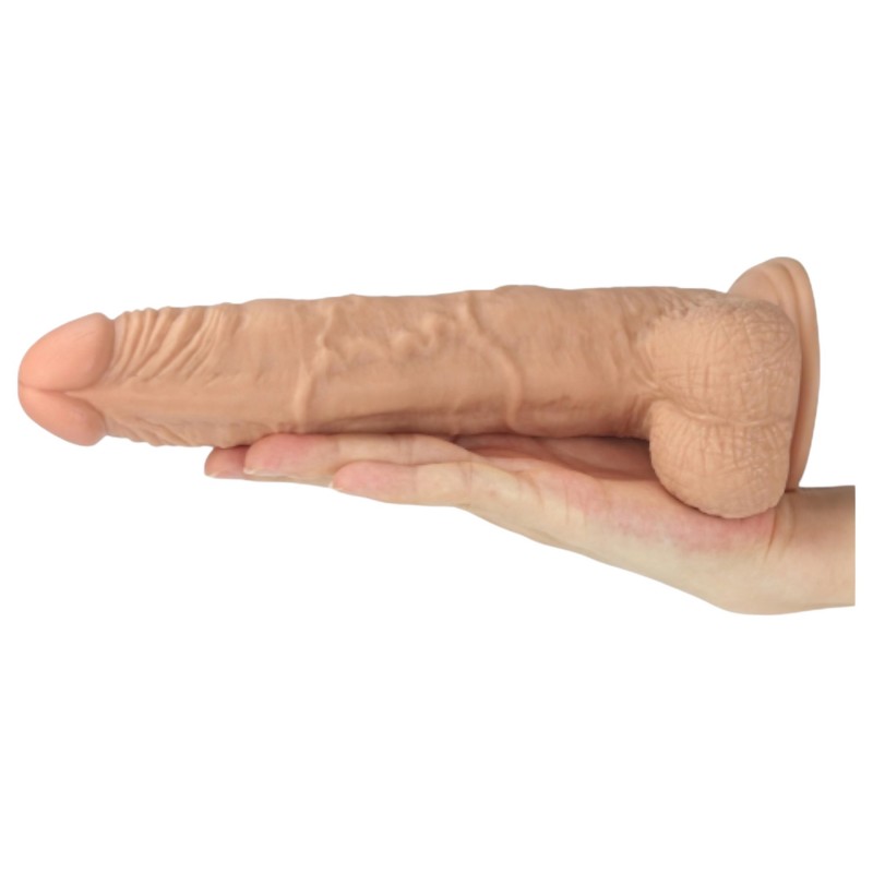 Lovetoy Real Extreme - tapadókorongos dildó - 24 cm 133545 termék bemutató kép
