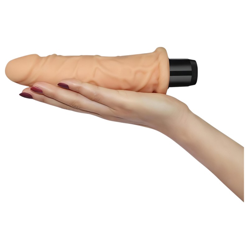 Lovetoy Real Feel - élethű vibrátor - 19 cm (testszínű) 132816 termék bemutató kép