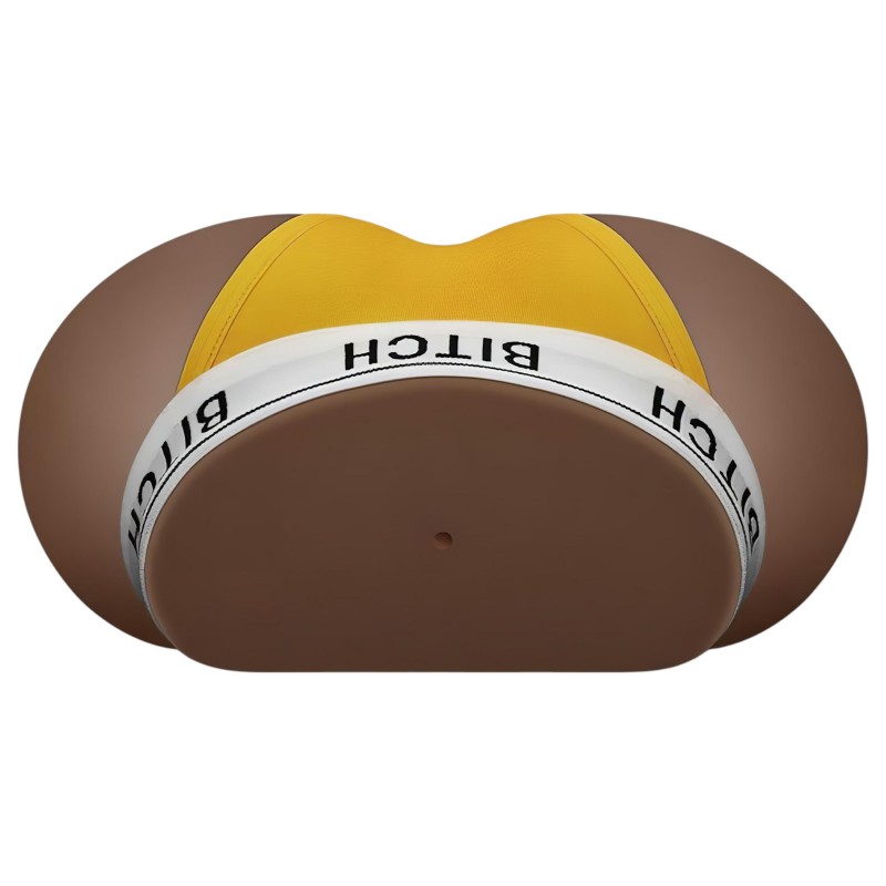 Lovetoy Streetgirl's 12 - műpunci torzó és tanga (sötét natúr) 111392 termék bemutató kép