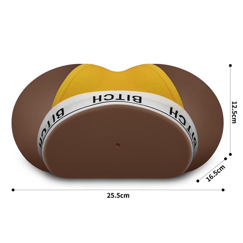 Lovetoy Streetgirl's 12 - műpunci torzó és tanga (sötét natúr) 93603 termék bemutató kép