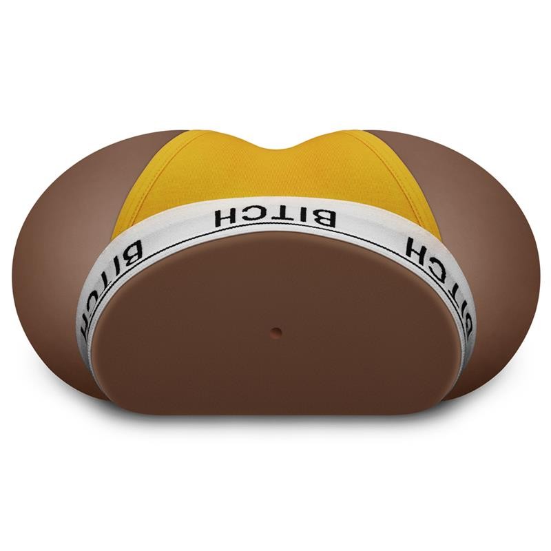 Lovetoy Streetgirl's 12 - műpunci torzó és tanga (sötét natúr) 93607 termék bemutató kép