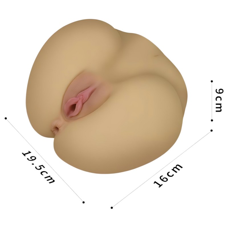 Lovetoy Streetgirl's - női torzó maszturbátor műpuncival (testszínű) 161137 termék bemutató kép