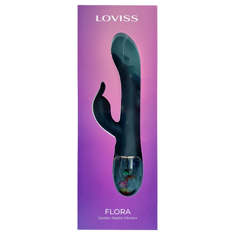 LOVISS Flower - csiklókaros G-pont vibrátor (fekete) 137441 termék bemutató kép