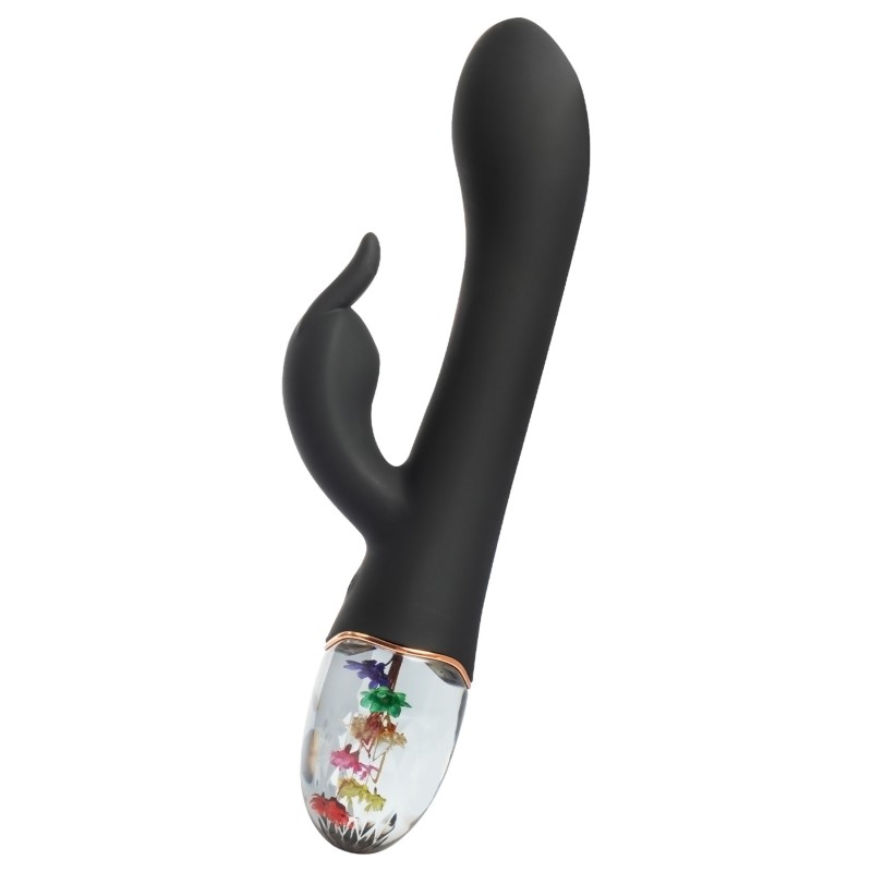 LOVISS Flower - csiklókaros G-pont vibrátor (fekete) 149230 termék bemutató kép