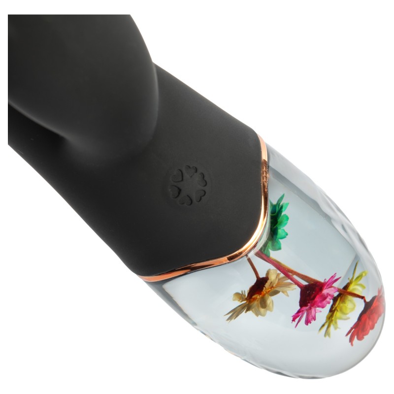 LOVISS Flower - csiklókaros G-pont vibrátor (fekete) 149234 termék bemutató kép