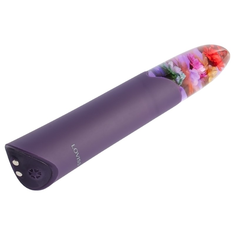 LOVISS Flower - mini rúdvibrátor (lila) 149253 termék bemutató kép