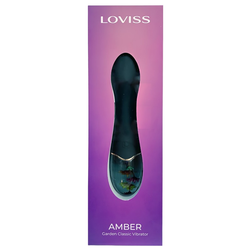 LOVISS Flower - rúdvibrátor (fekete) 137445 termék bemutató kép