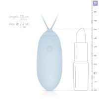LUV EGG - akkus, rádiós vibrációs tojás (kék) 33607 termék bemutató kép
