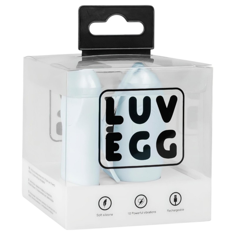 LUV EGG - hordható akkus, rádiós vibrációs tojás (kék) 150737 termék bemutató kép