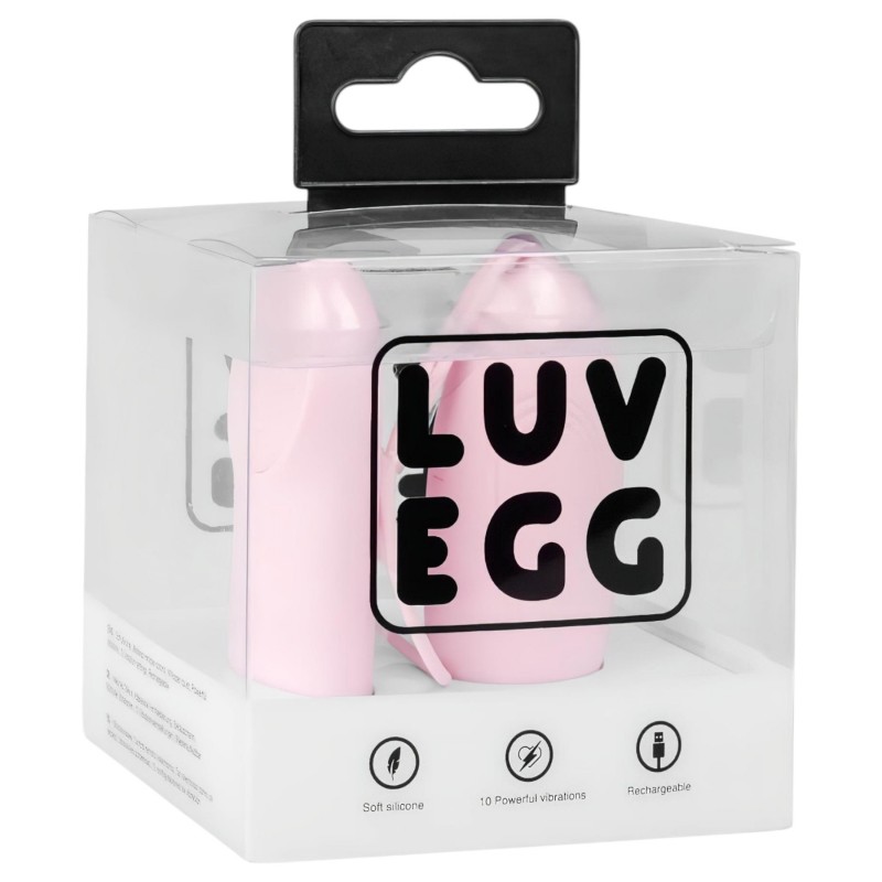 LUV EGG - hordható akkus, rádiós vibrációs tojás (pink) 150345 termék bemutató kép
