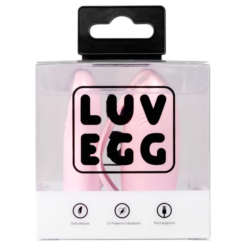LUV EGG - hordható akkus, rádiós vibrációs tojás (pink) 150346 termék bemutató kép
