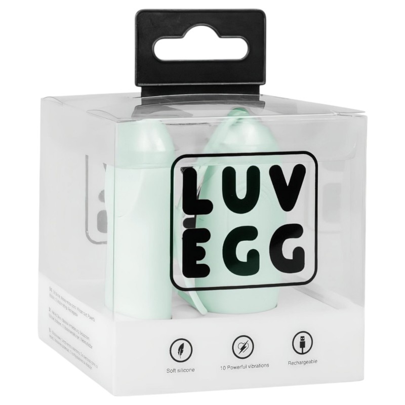 LUV EGG - hordható akkus, rádiós vibrációs tojás (zöld) 150706 termék bemutató kép