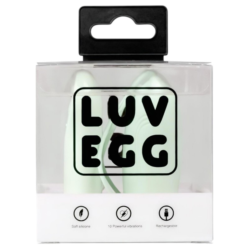 LUV EGG - hordható akkus, rádiós vibrációs tojás (zöld) 150707 termék bemutató kép