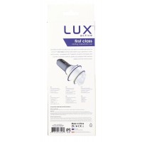 LUX Active First Class - forgó fejes maszturbátor (fehér-szürke) 84962 termék bemutató kép