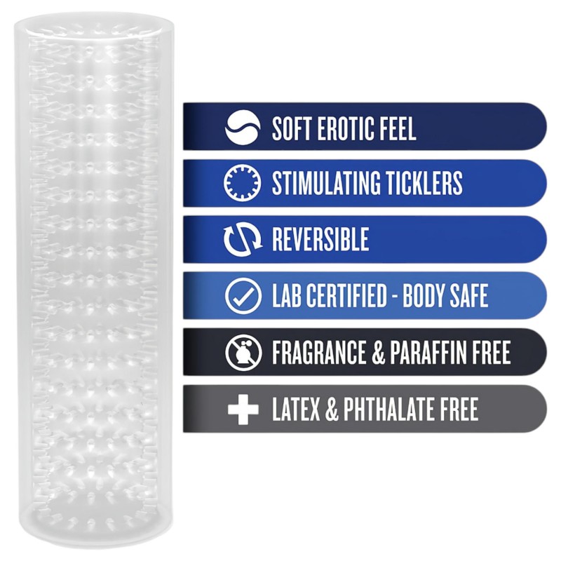 M For Man - péniszmandzsetta (átlátszó) 108132 termék bemutató kép