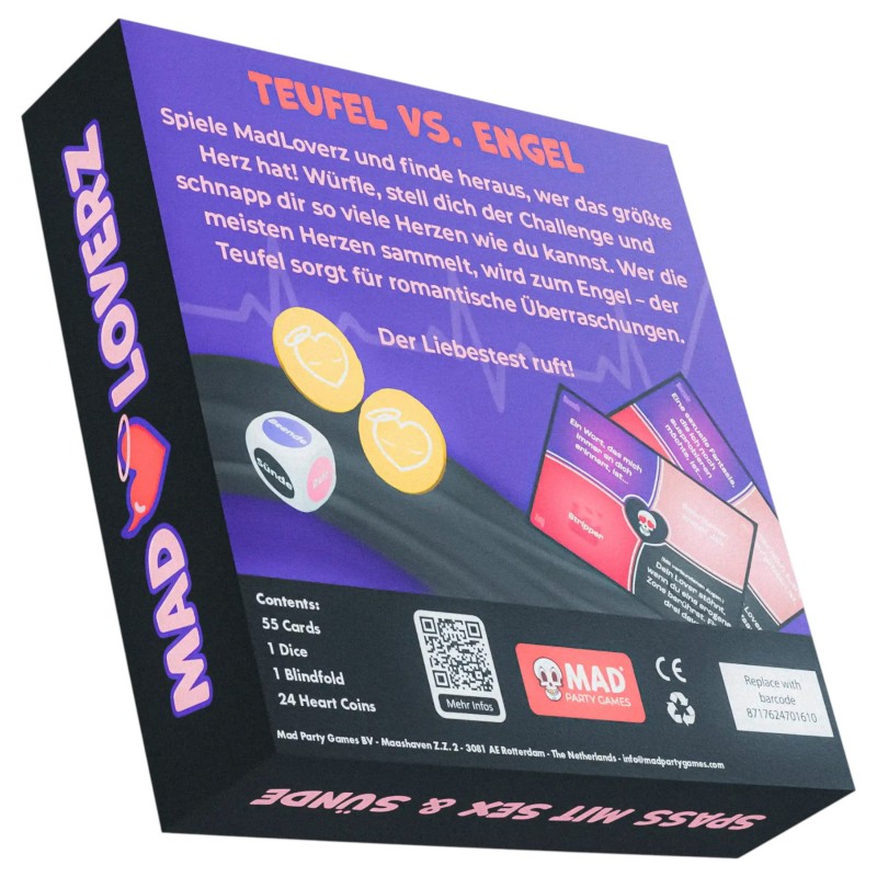 MadLoverz - erotikus társasjáték német nyelven 125295 termék bemutató kép