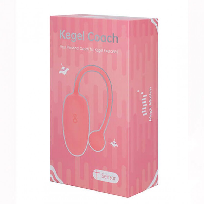 Magic Motion Kegel Coach - okos, akkus vibrációs gésagolyó (pink) 50062 termék bemutató kép