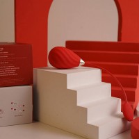 Magic Motion Sundae - okos, akkus vibrációs tojás (piros) 48905 termék bemutató kép