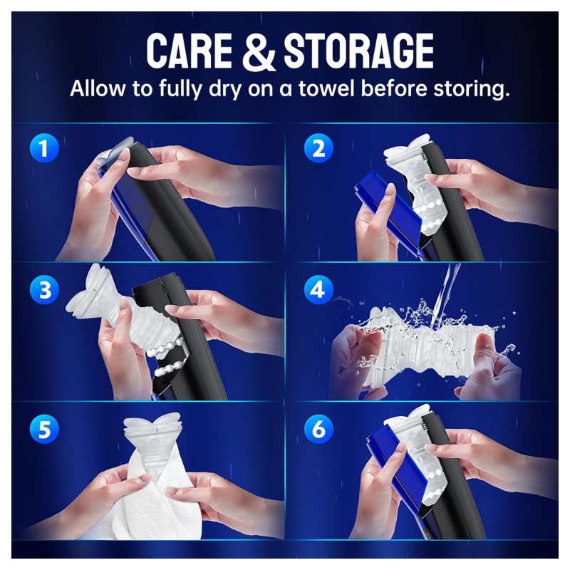 Magic Motion Xone - okos maszturbátor (kék) 103671 termék bemutató kép