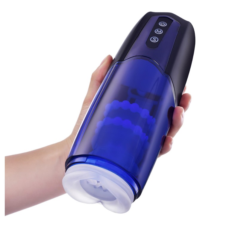 Magic Motion Xone – App-vezérelt maszturbátor, férfiaknak (kék) 138860 termék bemutató kép