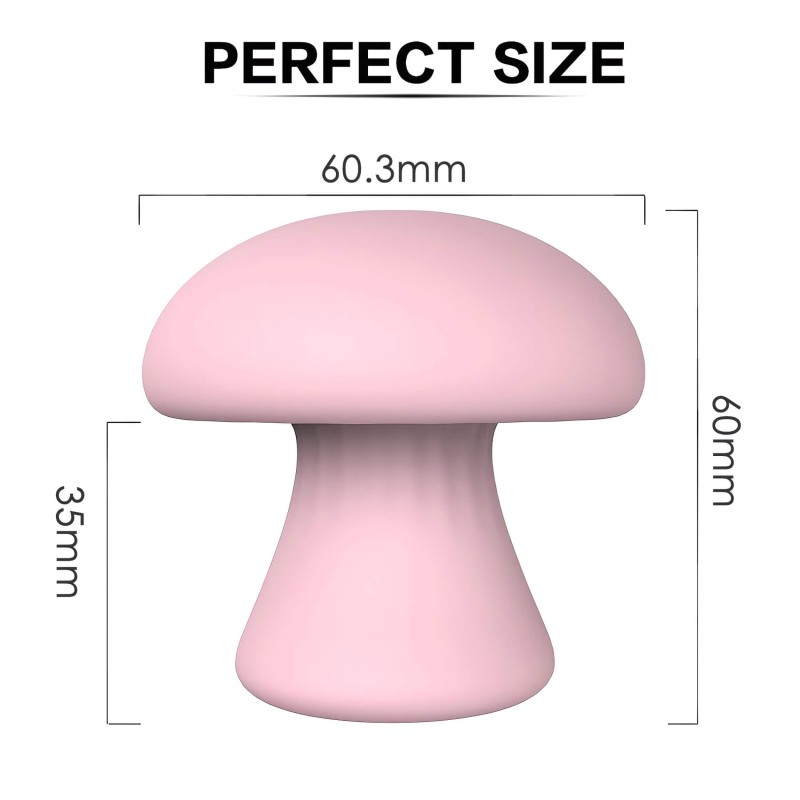 Magic Mushroom - akkus vibrátor (pink) 170811 termék bemutató kép