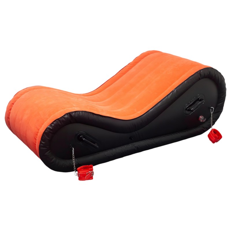 Desirel Magic Pillow - felfújható BDSM szexbútor - bilinccsel (piros) 110959 termék bemutató kép