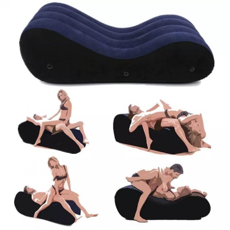 Magic Pillow - Felfújható szex szófa - nagy (kék) 70256 termék bemutató kép