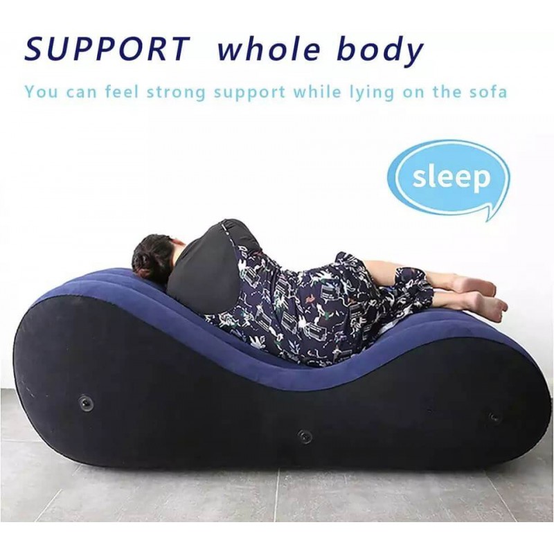 Magic Pillow - Felfújható szexágy - nagy (kék) 70257 termék bemutató kép