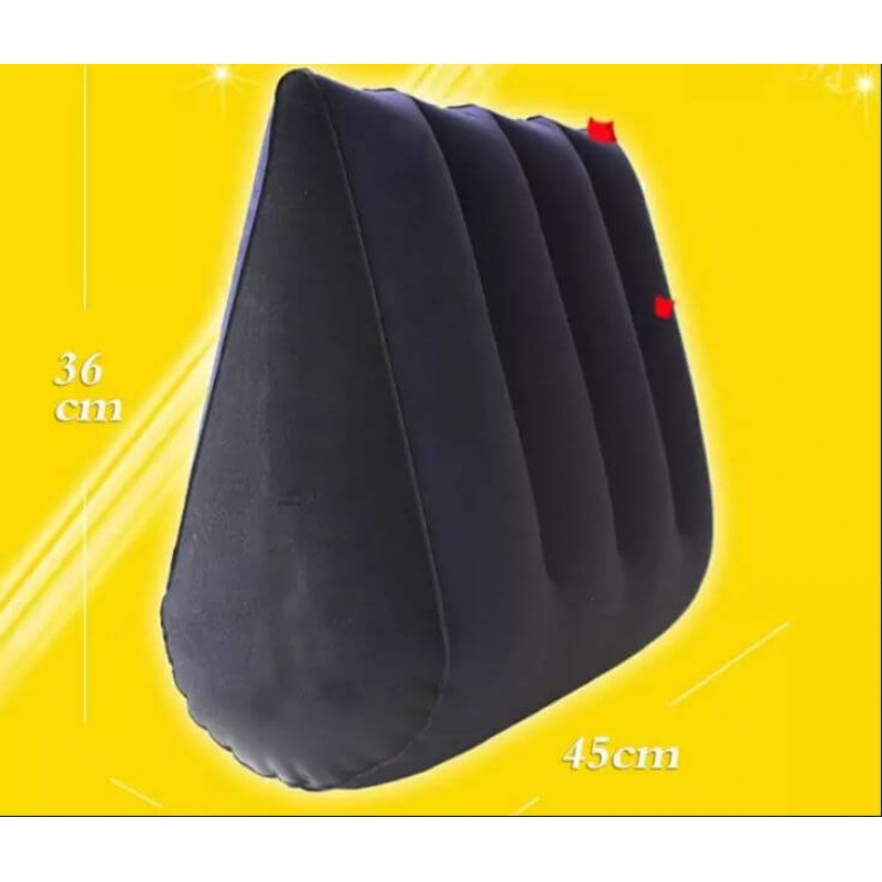 Magic Pillow - Felfújható szexpárna - ék alakú (lila) 70251 termék bemutató kép