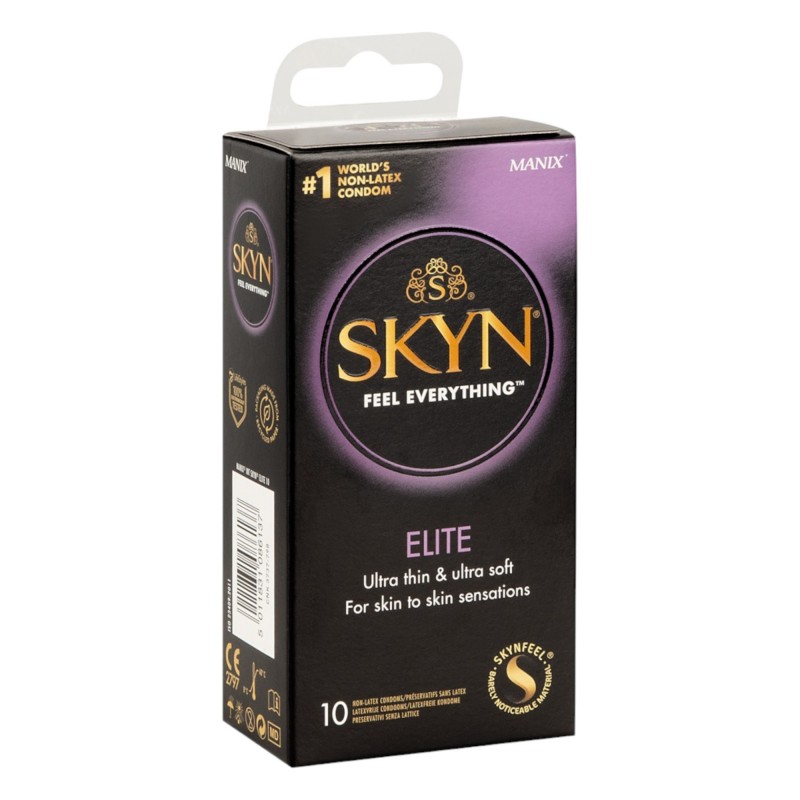 Manix SKYN Elite - ultra vékony latexmentes óvszer (10db) 89303 termék bemutató kép
