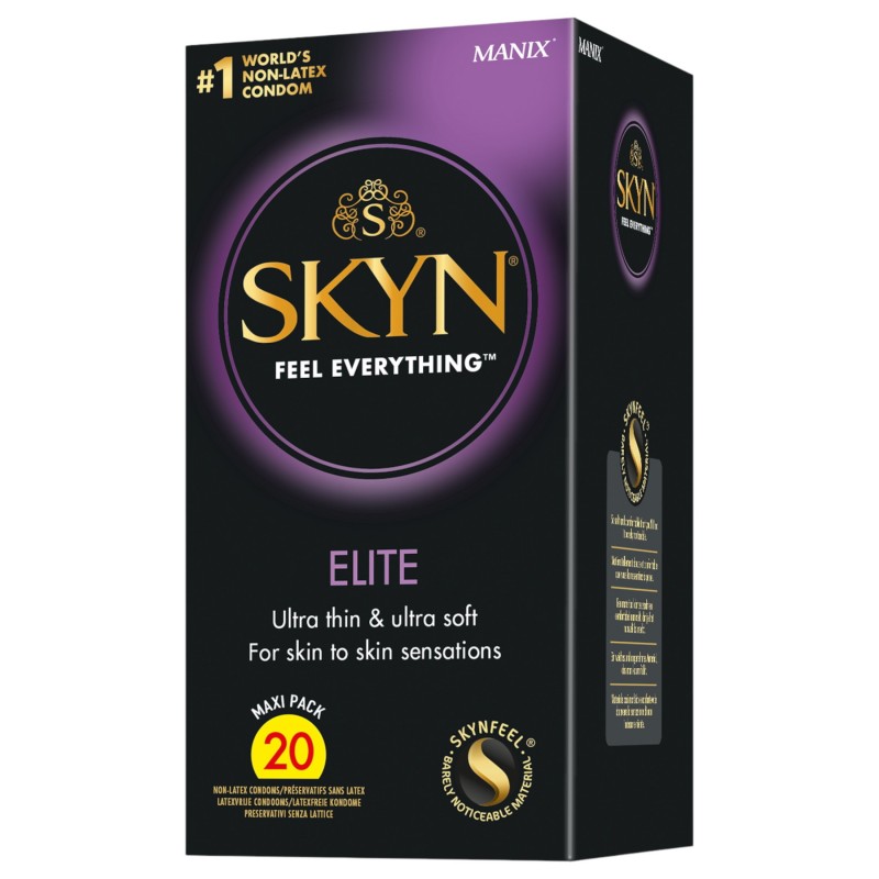 Manix SKYN Elite - ultra vékony latexmentes óvszer (20db) 104612 termék bemutató kép