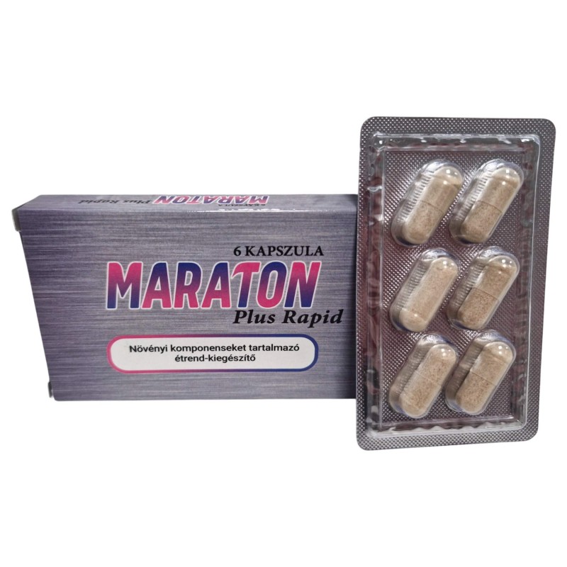 Maraton - étrend kiegészítő kapszula férfiaknak (6 db) 131612 termék bemutató kép