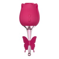 MARTINELLA Rose - akkus, nyelves 2in1 csiklóvibrátor (pink) 71651 termék bemutató kép