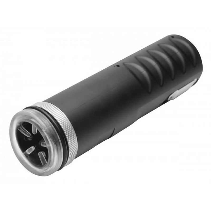 Master-Bot - fel-le mozgó, puha tüskés száj maszturbátor (fekete) 27335 termék bemutató kép