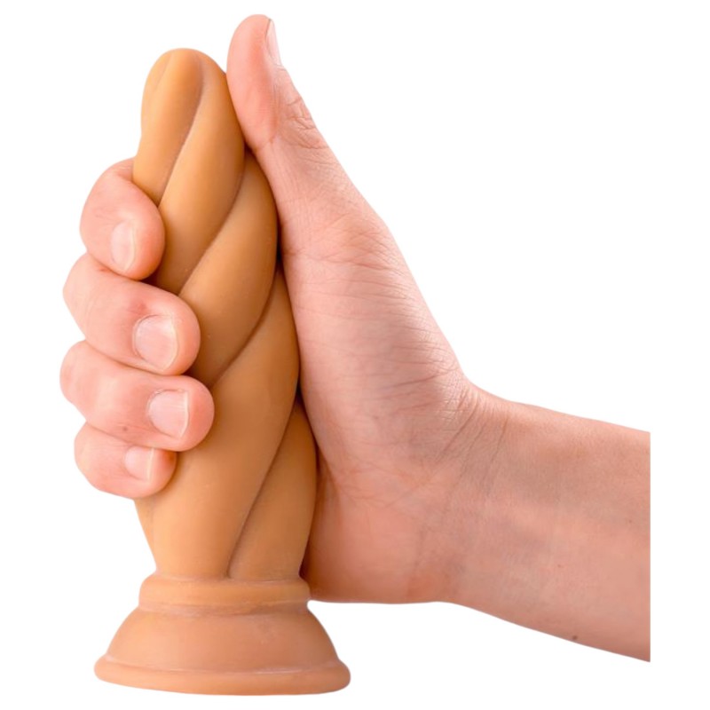 Max & Co Felix - csavaros anál plug - 15 cm (testszínű) 142282 termék bemutató kép