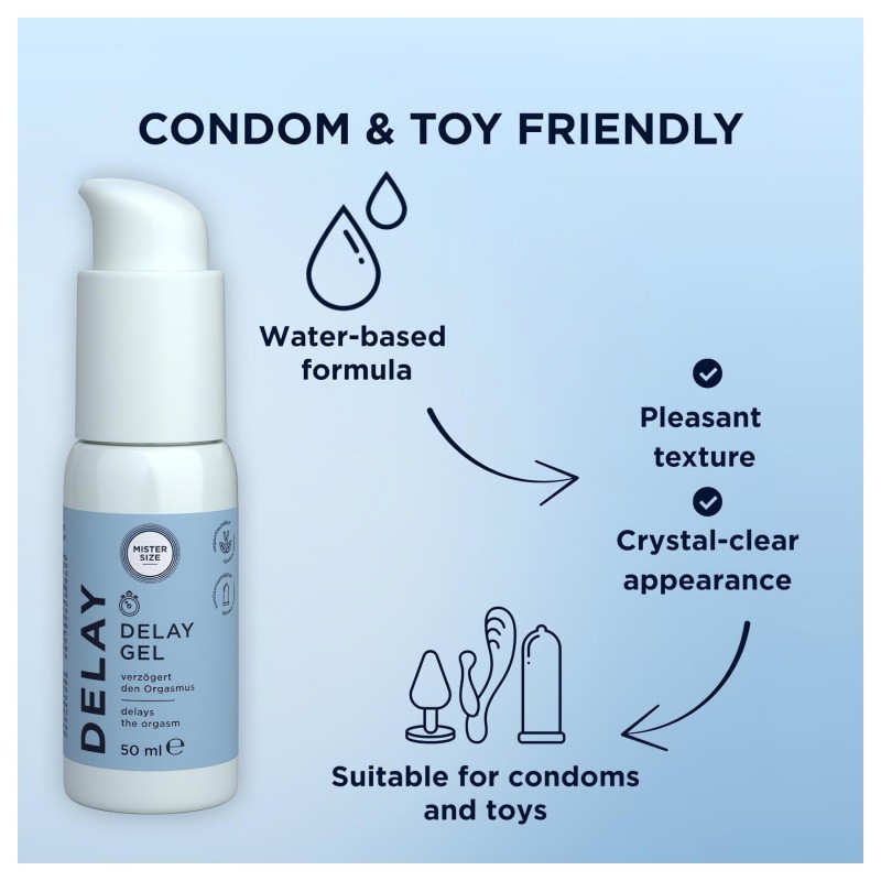 Mister Size - magömlést késleltető gél (50ml) 123790 termék bemutató kép