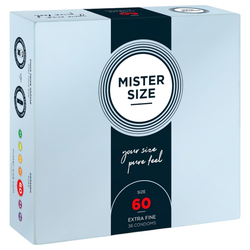 Mister Size vékony óvszer - 60 mm (36 db) 131488 termék bemutató kép