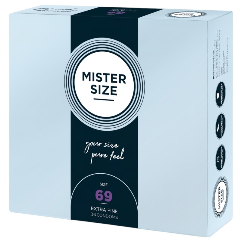 Mister Size vékony óvszer - 69 mm (36 db) 131407 termék bemutató kép