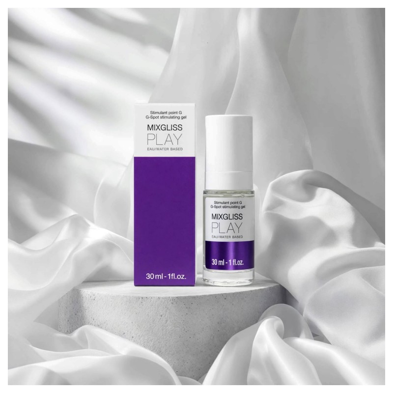 Mixgliss Play - G-pont stimuláló síkosító gél nőknek, illatmentes (30ml) 171157 termék bemutató kép