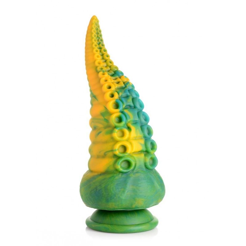 Creature Cocks Monstropus - polipkar dildó - 22cm (sárga-zöld) 77837 termék bemutató kép