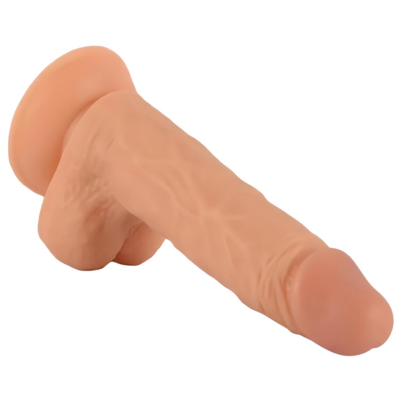 Mr. Rude - tapadókorongos élethű dildó - 19 cm (testszínű) 132708 termék bemutató kép