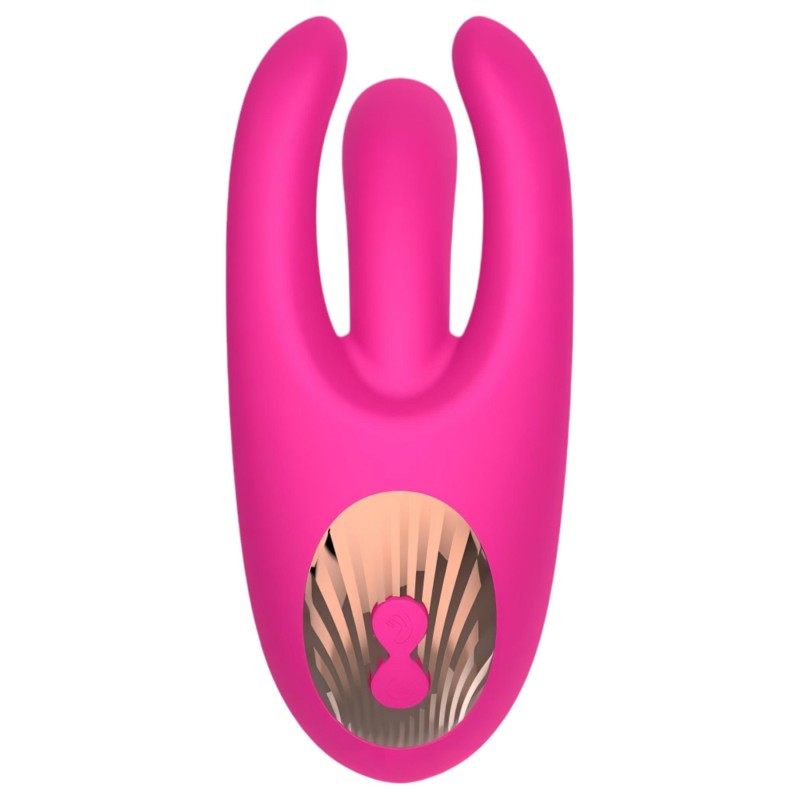 Mroow - akkus, 3 ágú csiklóizgató vibrátor (pink) 151193 termék bemutató kép